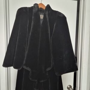 Oleg Cassini Vintage Faux Fur Coat